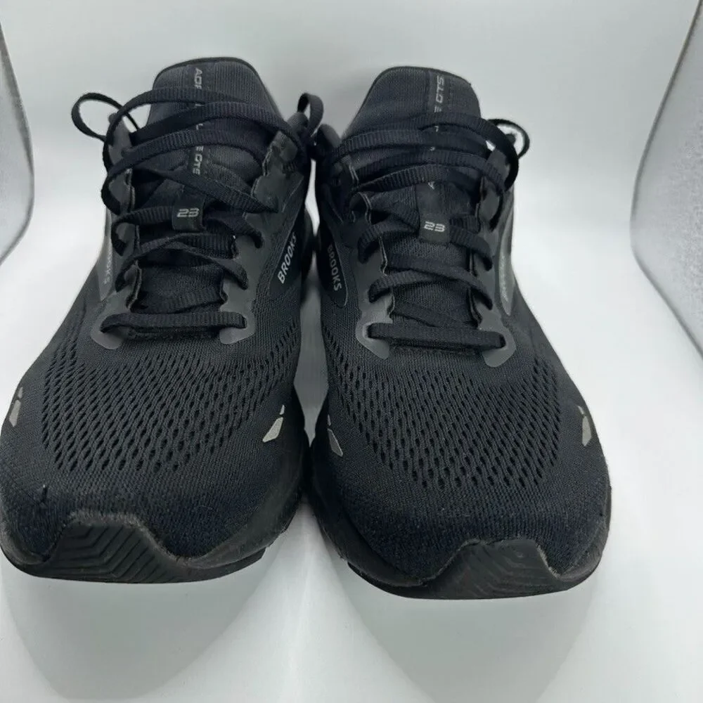 Brooks Adrenaline GTS 23 Shoes Mens Size 10.5 D Black Running Cushioned